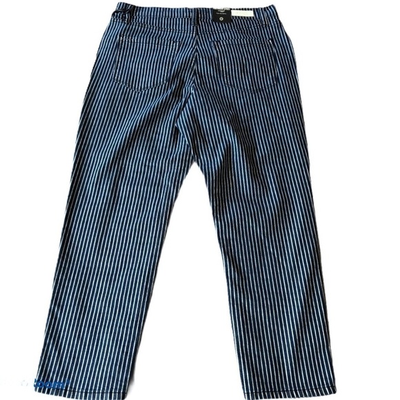 NWT Blank NYC Great Jones High Rise Striped Crop Jeans Size 29 - Picture 4 of 10